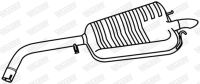 19847 WALKER Глушитель выхлопных газов конечный