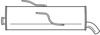 45668 SIGAM Глушитель выхлопных газов конечный
