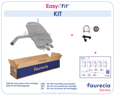 FS80365 Faurecia Глушитель выхлопных газов конечный