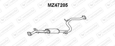 MZ47205 VENEPORTE Предглушитель выхлопных газов