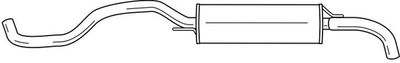 22618 SIGAM Глушитель выхлопных газов конечный