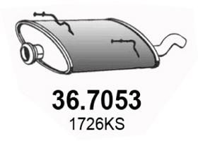 367053 ASSO Глушитель выхлопных газов конечный