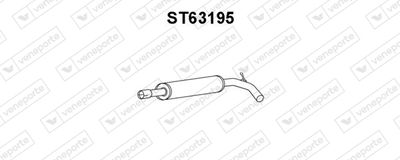 ST63195 VENEPORTE Предглушитель выхлопных газов