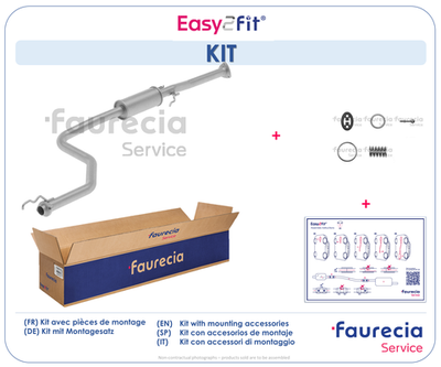 FS05115 Faurecia Средний глушитель выхлопных газов