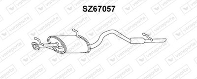 SZ67057 VENEPORTE Глушитель выхлопных газов конечный