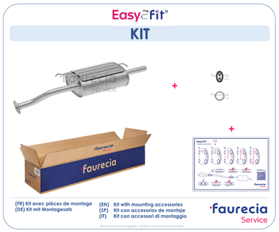 FS05129 Faurecia Глушитель выхлопных газов конечный