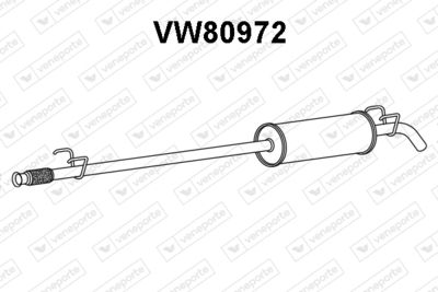 VW80972 VENEPORTE Глушитель выхлопных газов конечный