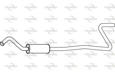 P23085 FENNO Глушитель выхлопных газов конечный