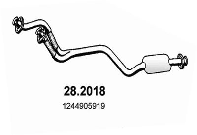 282018 ASSO Предглушитель выхлопных газов