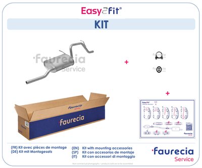 FS40479 Faurecia Глушитель выхлопных газов конечный