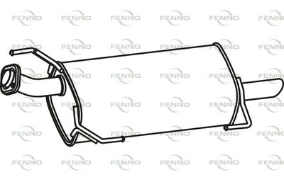 P41054 FENNO Глушитель выхлопных газов конечный