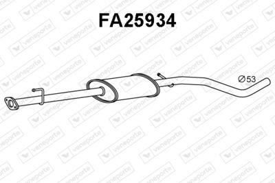 FA25934 VENEPORTE Предглушитель выхлопных газов