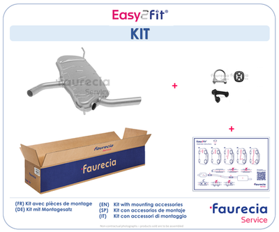 FS63297 Faurecia Глушитель выхлопных газов конечный