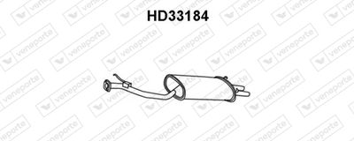 HD33184 VENEPORTE Глушитель выхлопных газов конечный