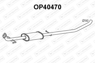 OP40470 VENEPORTE Предглушитель выхлопных газов