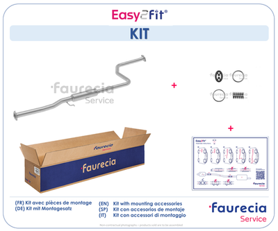 FS33037 Faurecia Средний глушитель выхлопных газов