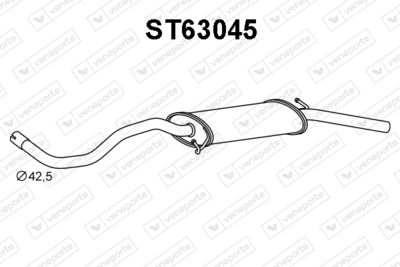 ST63045 VENEPORTE Глушитель выхлопных газов конечный