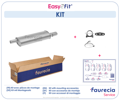 FS40170 Faurecia Глушитель выхлопных газов конечный