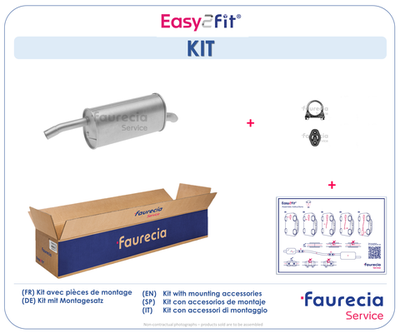 FS30578 Faurecia Глушитель выхлопных газов конечный