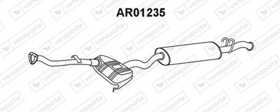 AR01235 VENEPORTE Глушитель выхлопных газов конечный