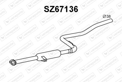 SZ67136 VENEPORTE Предглушитель выхлопных газов