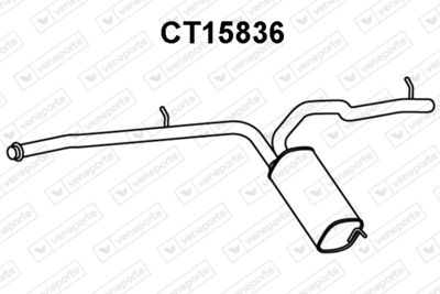 CT15836 VENEPORTE Глушитель выхлопных газов конечный