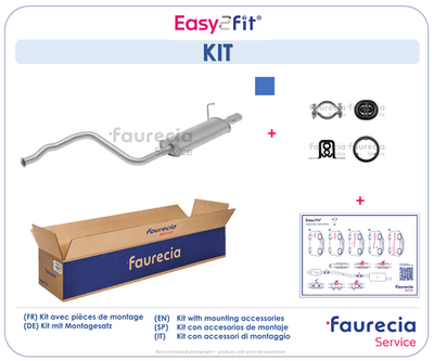 FS03212 Faurecia Глушитель выхлопных газов конечный