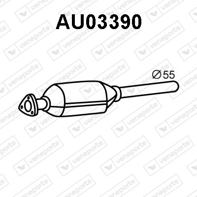 AU03390 VENEPORTE Предглушитель выхлопных газов