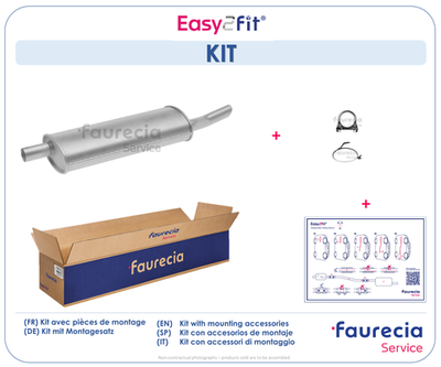 FS17029 Faurecia Глушитель выхлопных газов конечный