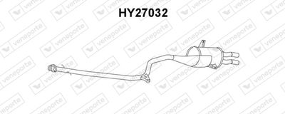 HY27032 VENEPORTE Глушитель выхлопных газов конечный