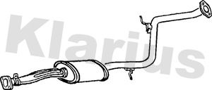 210145 KLARIUS Средний глушитель выхлопных газов