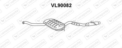 VL90082 VENEPORTE Глушитель выхлопных газов конечный