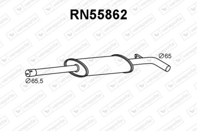 RN55862 VENEPORTE Предглушитель выхлопных газов