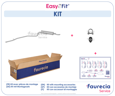 FS25560 Faurecia Глушитель выхлопных газов конечный