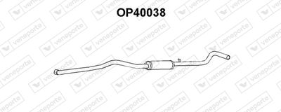 OP40038 VENEPORTE Предглушитель выхлопных газов