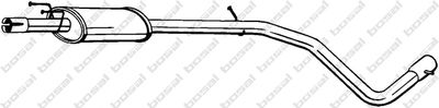 286115 KLOKKERHOLM Средний глушитель выхлопных газов