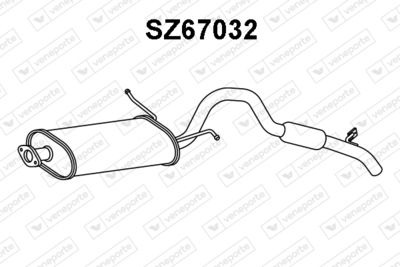 SZ67032 VENEPORTE Глушитель выхлопных газов конечный