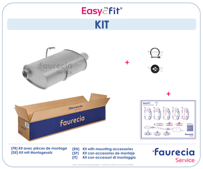 FS45605 Faurecia Глушитель выхлопных газов конечный