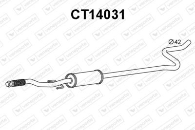 CT14031 VENEPORTE Предглушитель выхлопных газов