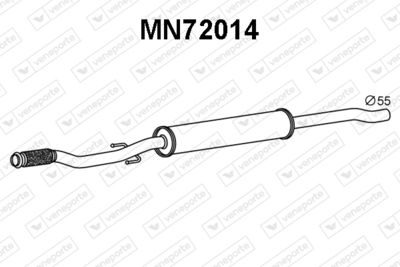 MN72014 VENEPORTE Предглушитель выхлопных газов