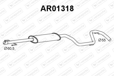 AR01318 VENEPORTE Предглушитель выхлопных газов