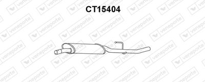 CT15404 VENEPORTE Глушитель выхлопных газов конечный