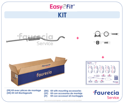 FS40240 Faurecia Средний глушитель выхлопных газов