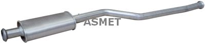 09047 ASMET Средний глушитель выхлопных газов