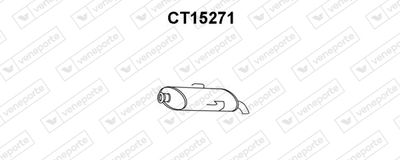 CT15271 VENEPORTE Глушитель выхлопных газов конечный