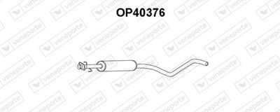 OP40376 VENEPORTE Предглушитель выхлопных газов