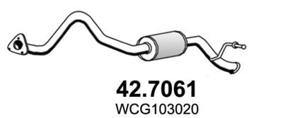 427061 ASSO Глушитель выхлопных газов конечный