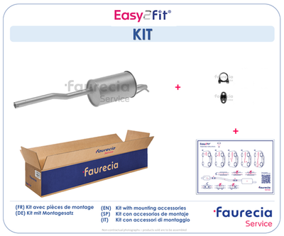 FS55329 Faurecia Глушитель выхлопных газов конечный