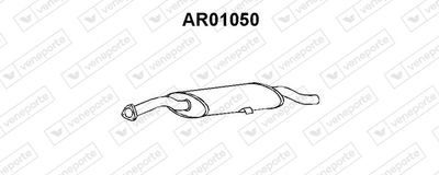 AR01050 VENEPORTE Глушитель выхлопных газов конечный