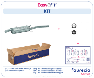 FS40047 Faurecia Глушитель выхлопных газов конечный